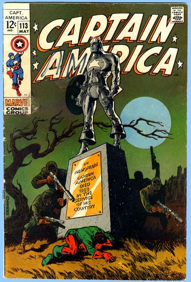 CAPTAIN AMERICA #113 Steranko · Palmer · MARVEL · 1969  