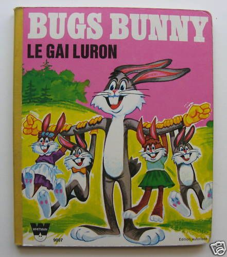 BUGS BUNNY vintage Whitman French BOOK 1979 Warner   rj  