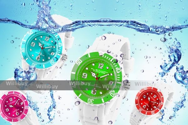   Style Wristwatch/Watch Fashion White + Ice Colorful U VS028.01  