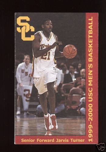 1999 USC Southern California Basketball Schedule MINT  