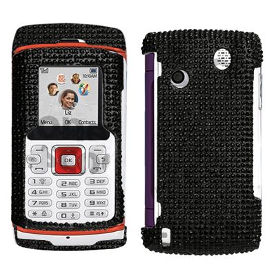 BLING Cover Case 4 Samsung COMEBACK T559 T Mobile BLACK  