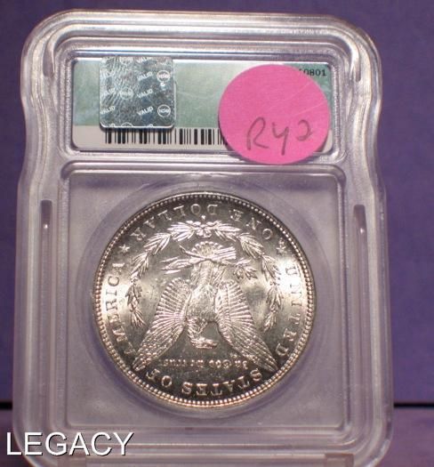 1886 S MORGAN SILVER DOLLAR ICG MS63 VAM 1A SHARP (RYY+  