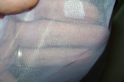 10yds PERIWINKLE ORGANZA SHEER GLIMMER NYLON , 60/62  