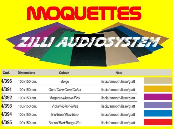 Moquette acustica VIOLA 100x150 cm. By PHONOCAR  