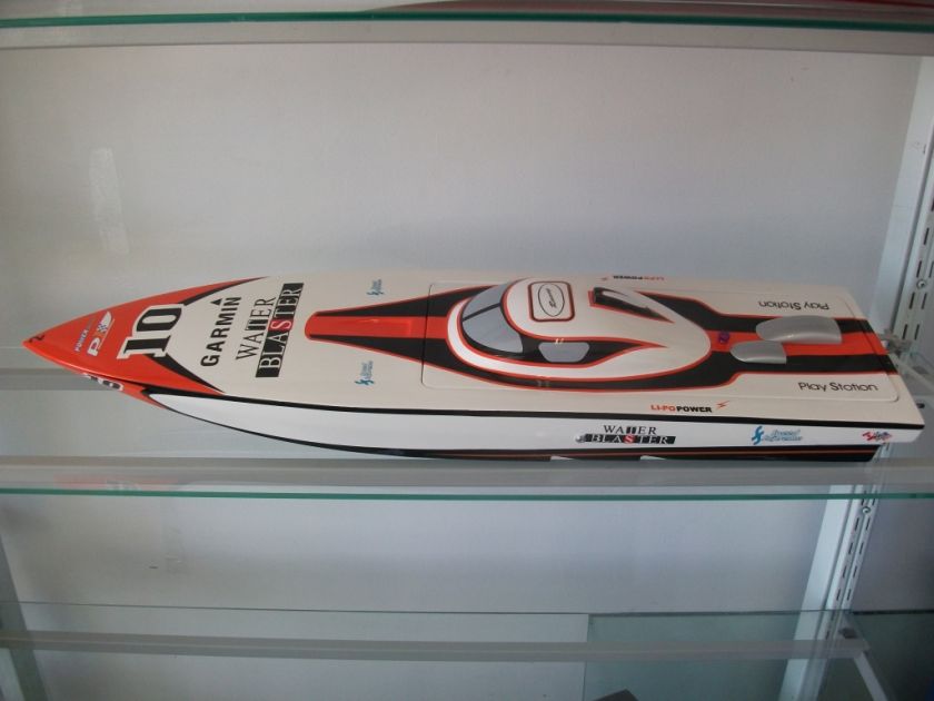 Water Blaster V Hull Fiberglass Electric RC R/C Speed Boat Ready To 