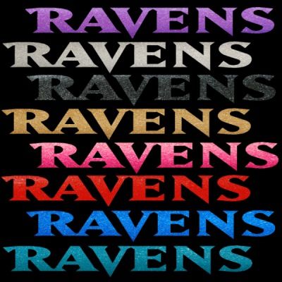 Baltimore Ravens 16 Script Auto Car Truck Window Sticker Decals 