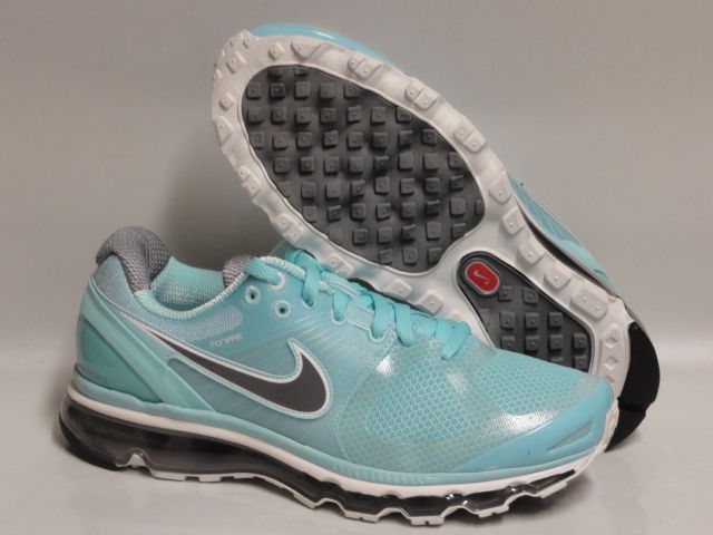 Nike Air Max + 2010 Blue White Sneakers Womens Sz 8.5  