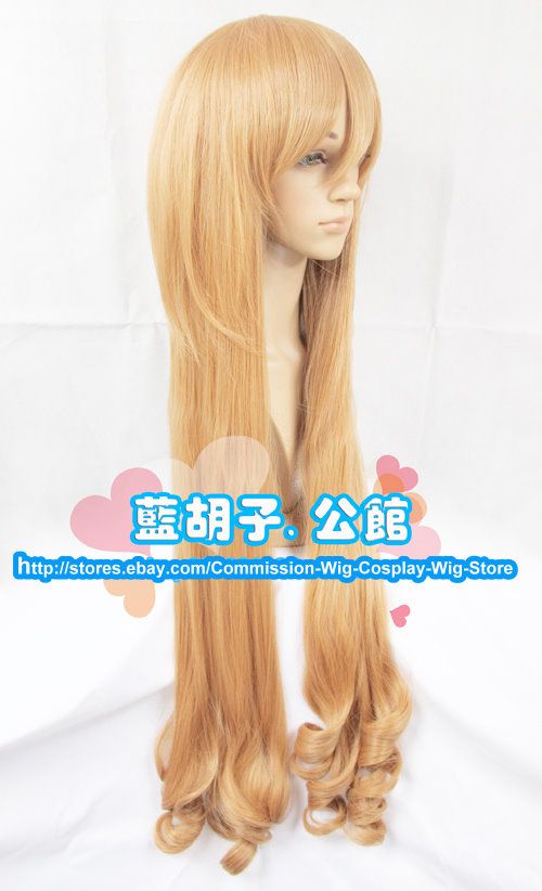 Toradora Taiga Aisaka cosplay wig 100 cm costume  