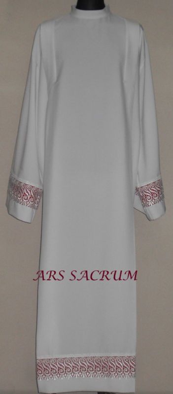 PRIEST/ VICAR ALB, SURPLUS, CHASUBLE, WHITE VESTMENT  