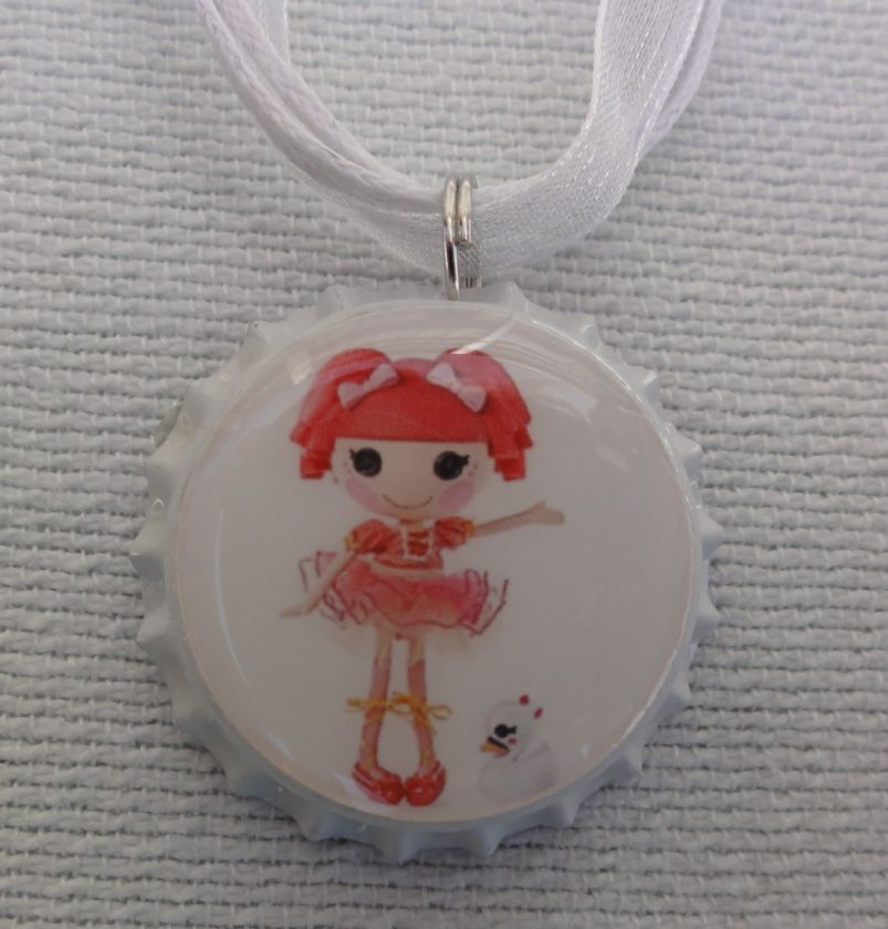 LALALOOPSY BOTTLE CAP NECKLACE TIPPY TUMBLELINA  