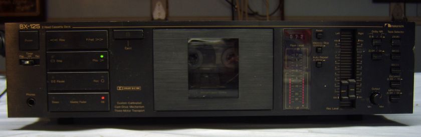 Good working Vintage Nakamichi BX 125 Stereo Cassette Recorder  