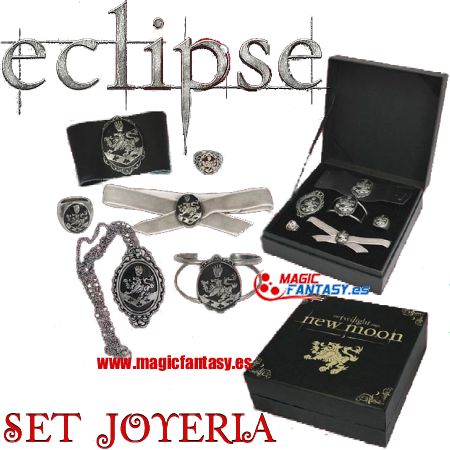 CREPUSCULO TWILIGHT LUNA NUEVA SET DE JOYERIA CULLEN  