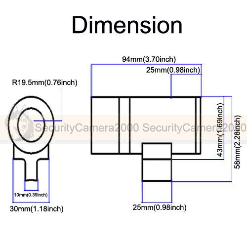 5W Outdoor Waterproof Allay IR Night View Illuminator  