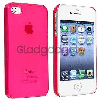   Skin Case Cover+Privacy LCD Shield for Verizon ATT iPhone 4 4G 4S 4GS