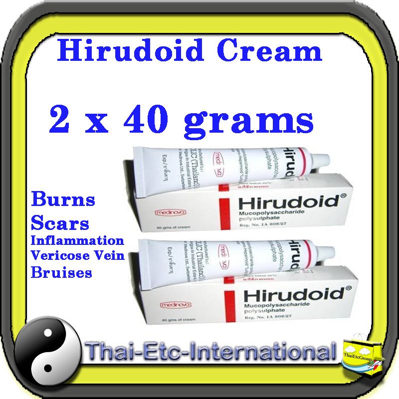 2X40g HIRUDOID CREAM FOR SCAR BRUISES VARICOSE VEIN  