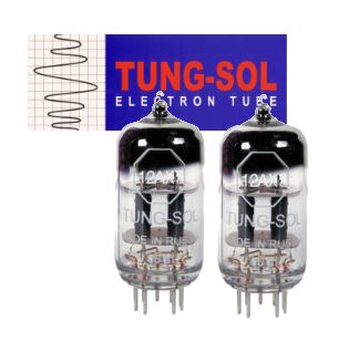   New TUNG SOL 12AX7 Vacuum Tubes, ECC83 Preamp Tungsol Vales (Set of 2