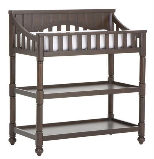 Changing Table Beadboard Espresso Finish   SHIPS FREE  