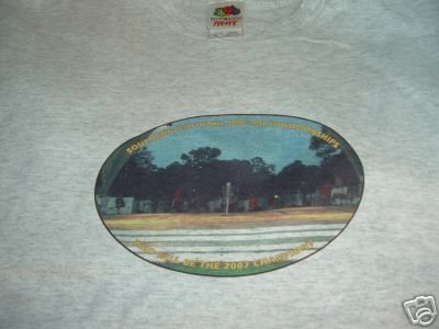 NEW LARGE T SHIRT FINAL PUTT OF S.N. DISC GOLF  