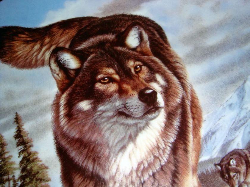 Al Agnew Year Of Wolf LEADER OF PACK Wolf Plate Awesome  