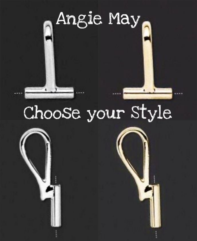 PIN BROOCH Converter ~ Make any Pin a SLIDE Pendant ~ Pick your finish 