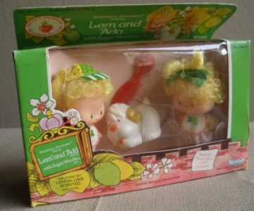 Strawberry Shortcake Dolls Lem and Ada, NRFB, cute  