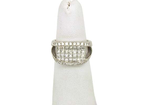 STUNNING 18K GOLD & 2.15 CTS DIAMONDS AMAZING BAND RING  