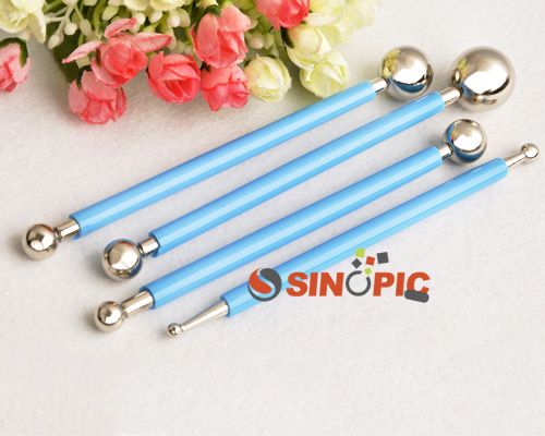 New 4pcs Fondant tools molding Stainless steel cake cutter  