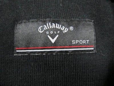 NEW Callaway Golf Sport Cotton Polo Argyle Sweater L  