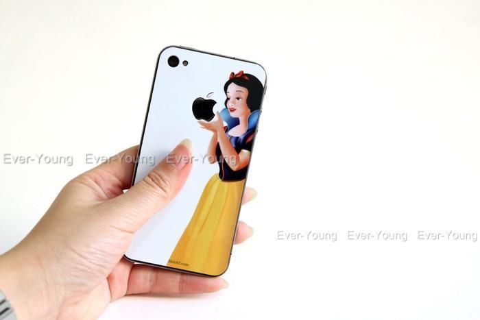   iPhone 4/4S Stickers Skin vinyl Humor Decal Cell phone cover  