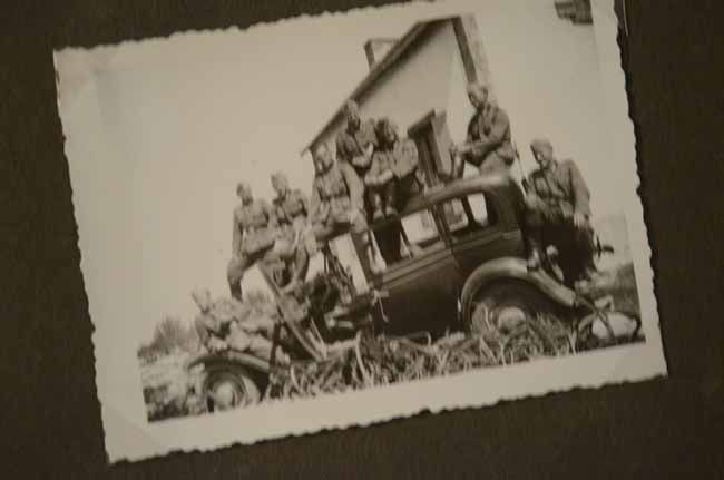 WWII GERMAN ARMY PHOTO ALBUM   FRANCE & BELGIUM CAMPAIGN  