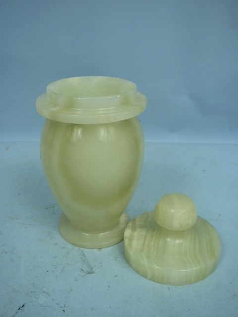 Cremation Urn   Light Green Marble  