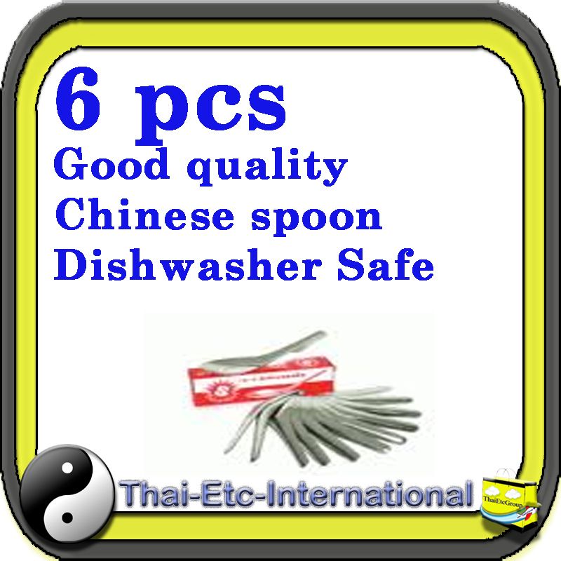 Thai Chinese Japanese Stainless Steel Rice Soup Spoons Good Quality 