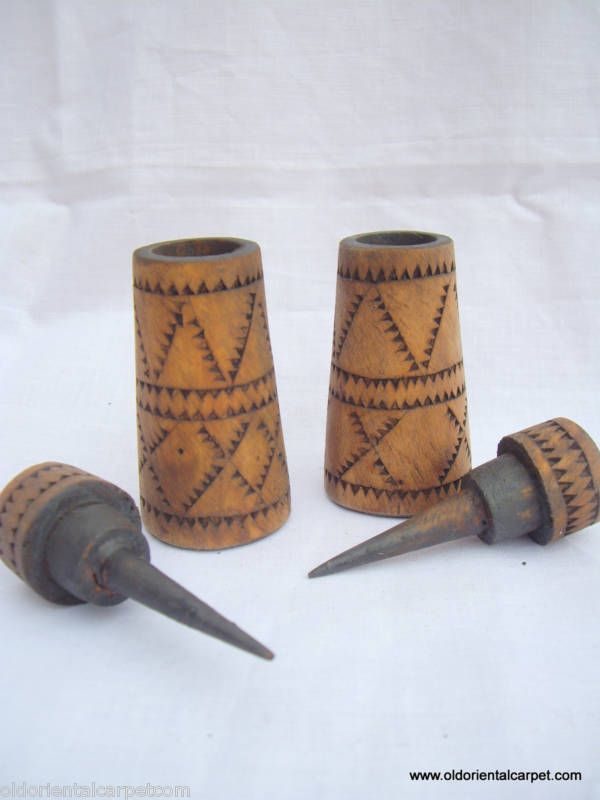 MOROCCAN TUAREG ARTIFACTS. An interesting old pair KOHL  