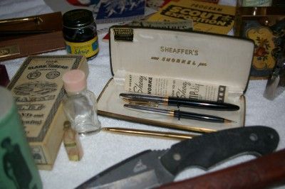 Junk Drawer Vintage Lot ~ Jewelry, Vietnam Badge, Knives and More 