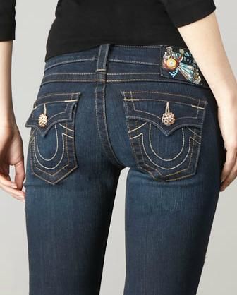 brand new, 100% authentic women Becky reclaimed bootcut jeans by True 