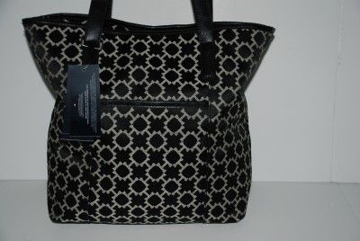 TOMMY HILFIGER TOTE BLACK BAG TRAVEL BAG  