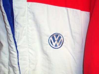  80s VOLKSWAGEN AUTOBAHN JACKET L LARGE MINT WINTER SNOW SKI COAT VW 