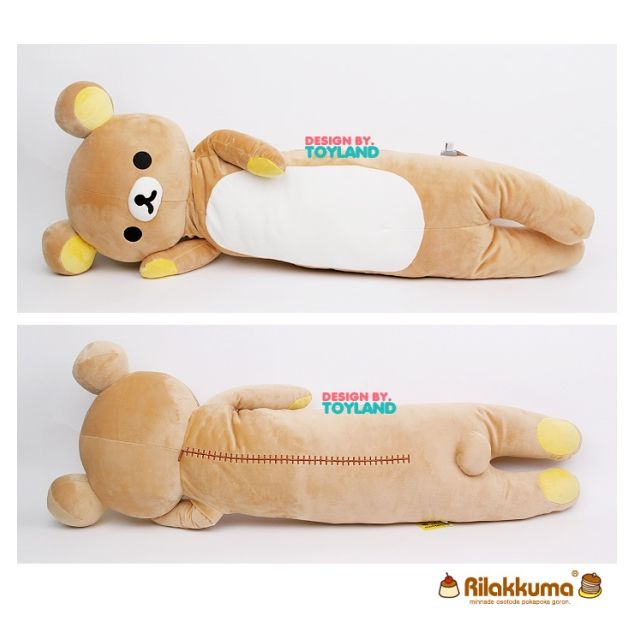 bedding RILAKKUMA BODY PILLOW LONG PLUSH CUSHION  