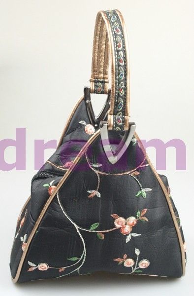 NEW Chinese Handmade Embroidery Silk Handbags/Purse#644  