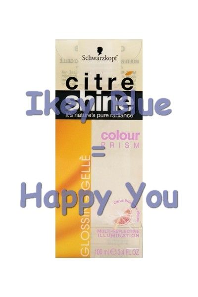 pk Citre Shine Glossing Gelle Colour Prism hair gloss  