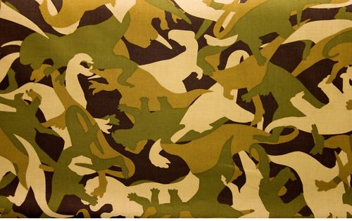 Timeless Treasures CAMO DINOSAURS Fabric  