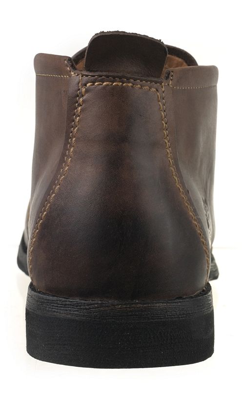 Timberland Mens Boots Earthkeepers City Plain Toe Chukka Brown Leather 