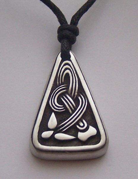 FINE PEWTER CELTIC KNOT ADJUSTABLE CHOKER IRISH MADE  