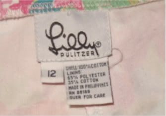 Lilly Pullitzer pink hibiscus floral capri EUC L 10 12  