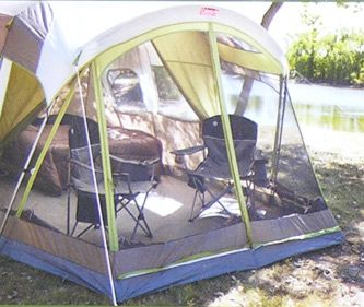 NEW COLEMAN 10 PERSON FAMILY CAMPING TENT HUGE 16 x 10 WEATHERMASTER 