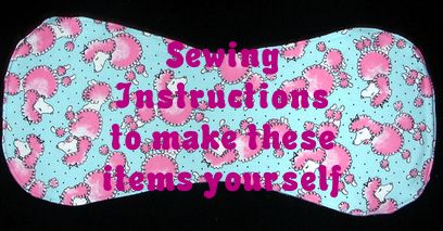 SEW EZ 2 MAKE YOUR OWN BURP CLOTHS INSTRUCTIONS PATTERN  