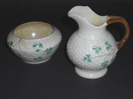 Two Pieces of Exquisite Vintage Irish Beleek China 1926 1946  