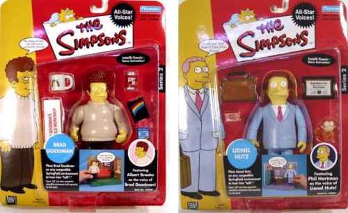 Simpsons Brad Goodman & Lionel Hutz Phil Hartman 2 set  