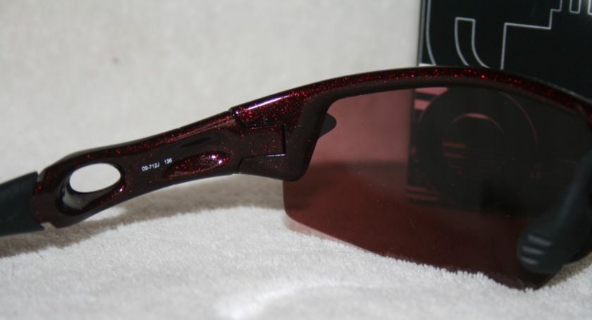 MENS~OAKLEY SUNGLASSES~RADAR PITCH~ASIAN FIT~METALLIC RED~G20 BLACK 