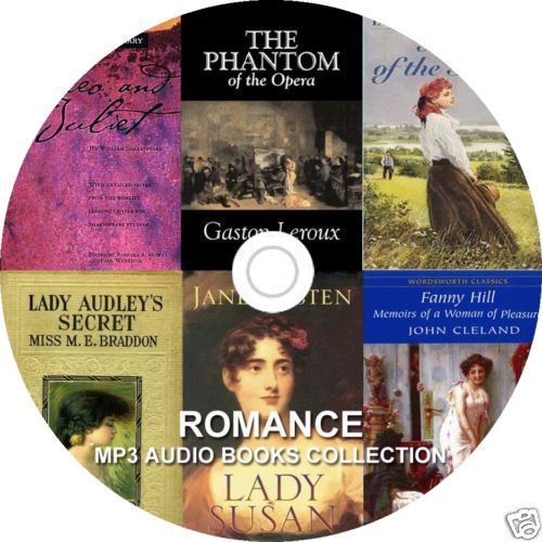 ROMANCE 18  AUDIO BOOKS ON DVD  + BONUS  